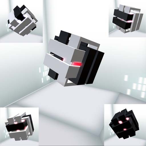 Second Life Marketplace Black & White Puzzle Tip Jar